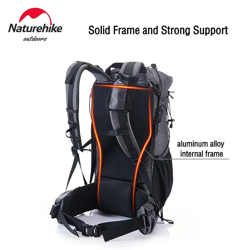 Hiking Backpack Outdoor Sports Bag - 60 5L Large Capacity Ergonomic Design Waterproof Camping Travel Backpack