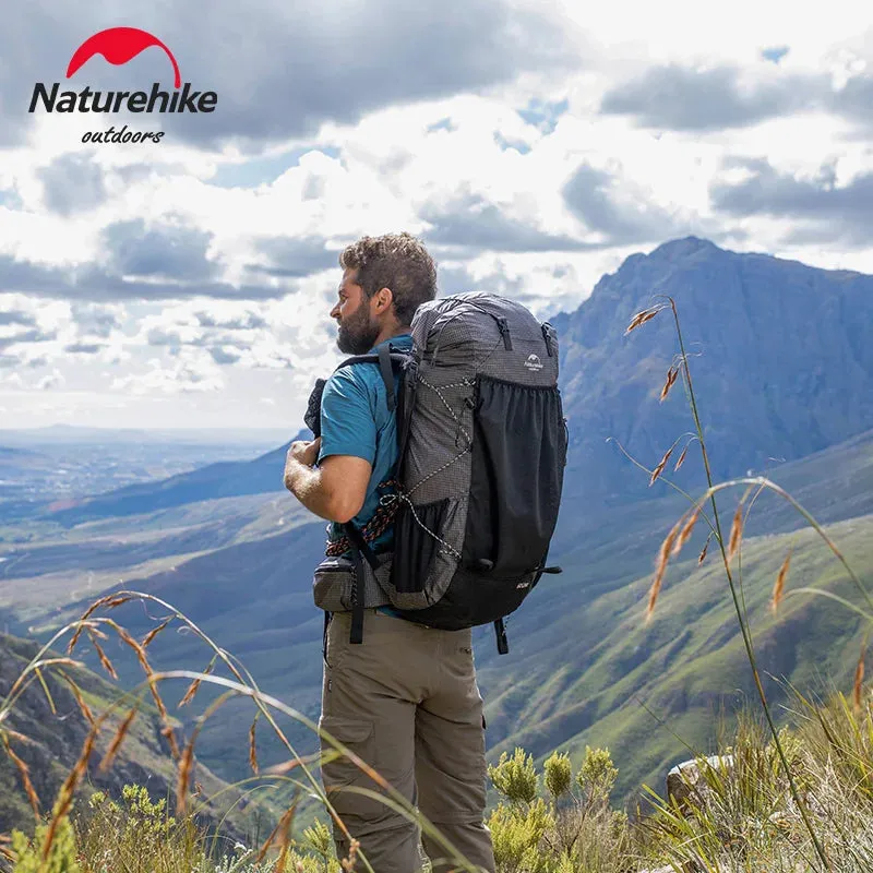 Hiking Backpack Outdoor Sports Bag - 60 5L Large Capacity Ergonomic Design Waterproof Camping Travel Backpack