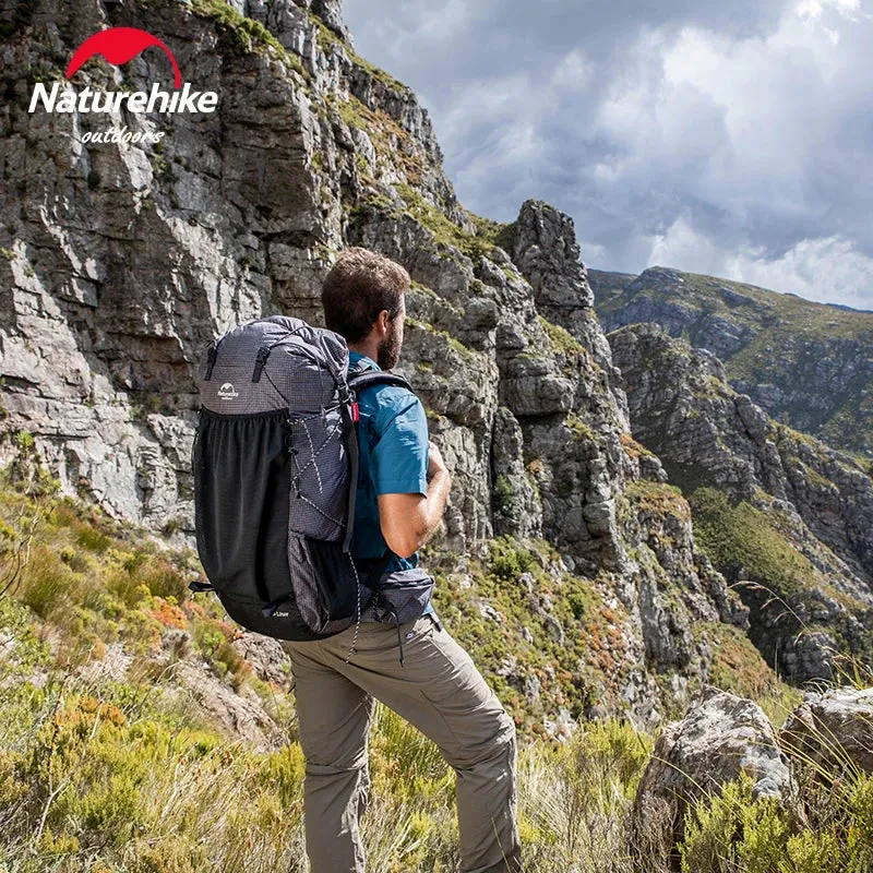 Hiking Backpack Outdoor Sports Bag - 60 5L Large Capacity Ergonomic Design Waterproof Camping Travel Backpack