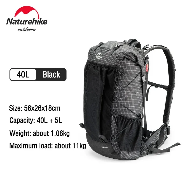 Hiking Backpack Outdoor Sports Bag - 60 5L Large Capacity Ergonomic Design Waterproof Camping Travel Backpack