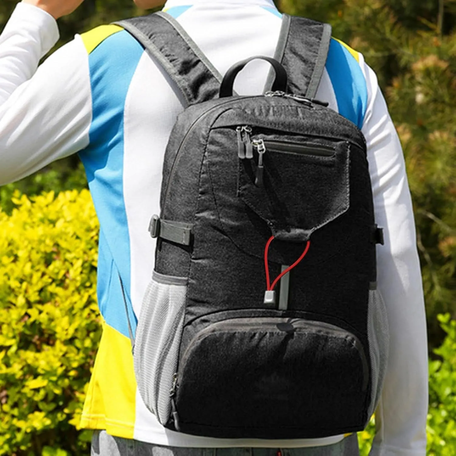 Hiking Backpack Waterproof - Lightweight Breathable Trekking Daypack | Hiking Daypack | Durable Outdoor Travel Day Bag Waterproof Travel Bag Reflective Stripes For Women Men | Small Compact