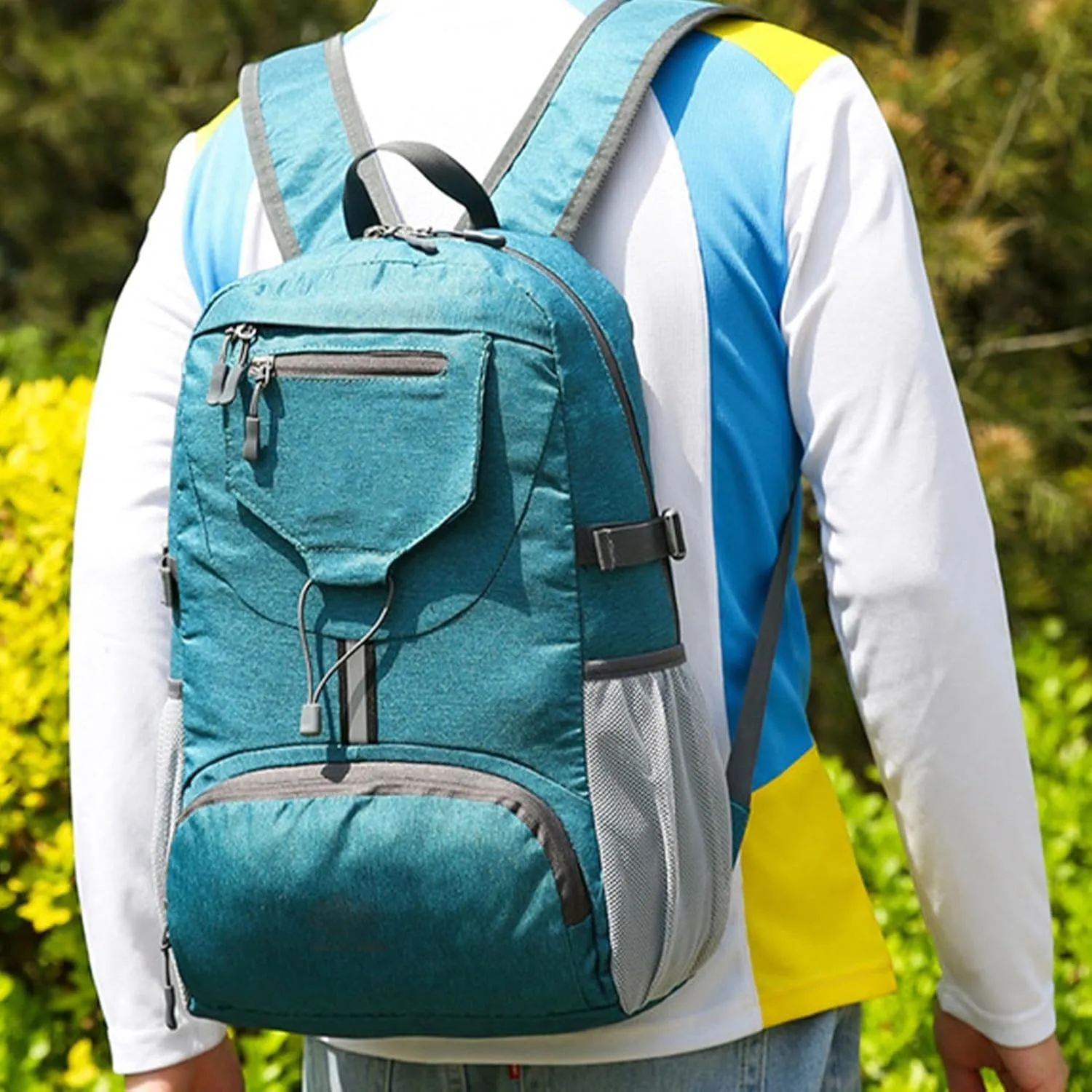 Hiking Backpack Waterproof - Lightweight Breathable Trekking Daypack | Hiking Daypack | Durable Outdoor Travel Day Bag Waterproof Travel Bag Reflective Stripes For Women Men | Small Compact