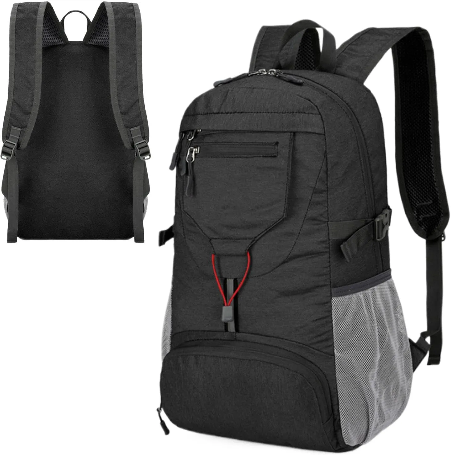 Hiking Backpack Waterproof - Lightweight Breathable Trekking Daypack | Hiking Daypack | Durable Outdoor Travel Day Bag Waterproof Travel Bag Reflective Stripes For Women Men | Small Compact