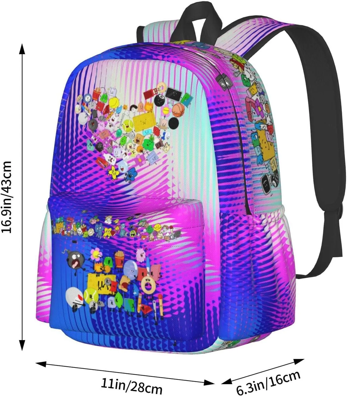 Hiking Daypacks Large-Capacity Backpack And Insulated Lunch Bag Combination Sets, Black2