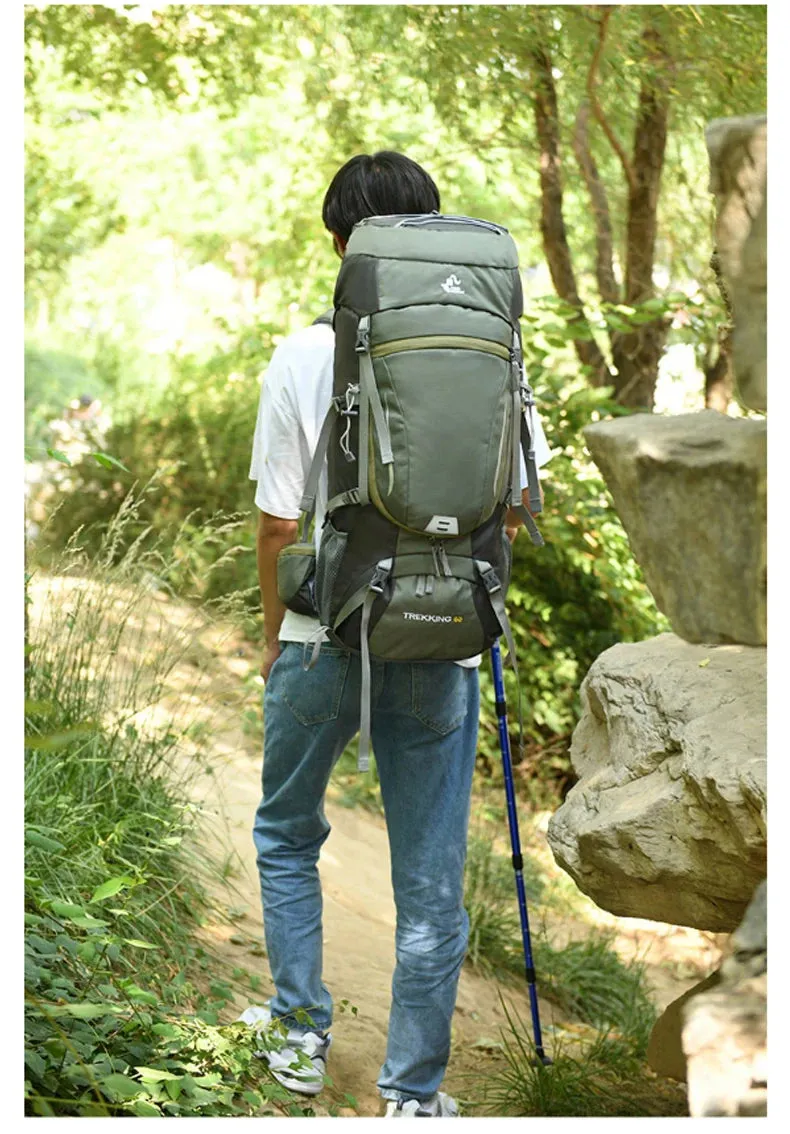Hiking Mountaineering 60L Sport Full product range Large Rucksack Outdoor Camping Climbing Highly recommended  Backpack Men's Backpack Bag Hiking XA108Y Backpack