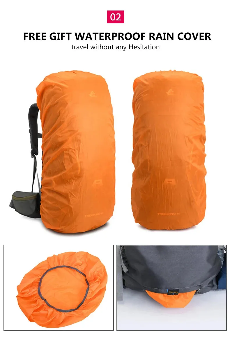 Hiking Mountaineering 60L Sport Full product range Large Rucksack Outdoor Camping Climbing Highly recommended  Backpack Men's Backpack Bag Hiking XA108Y Backpack