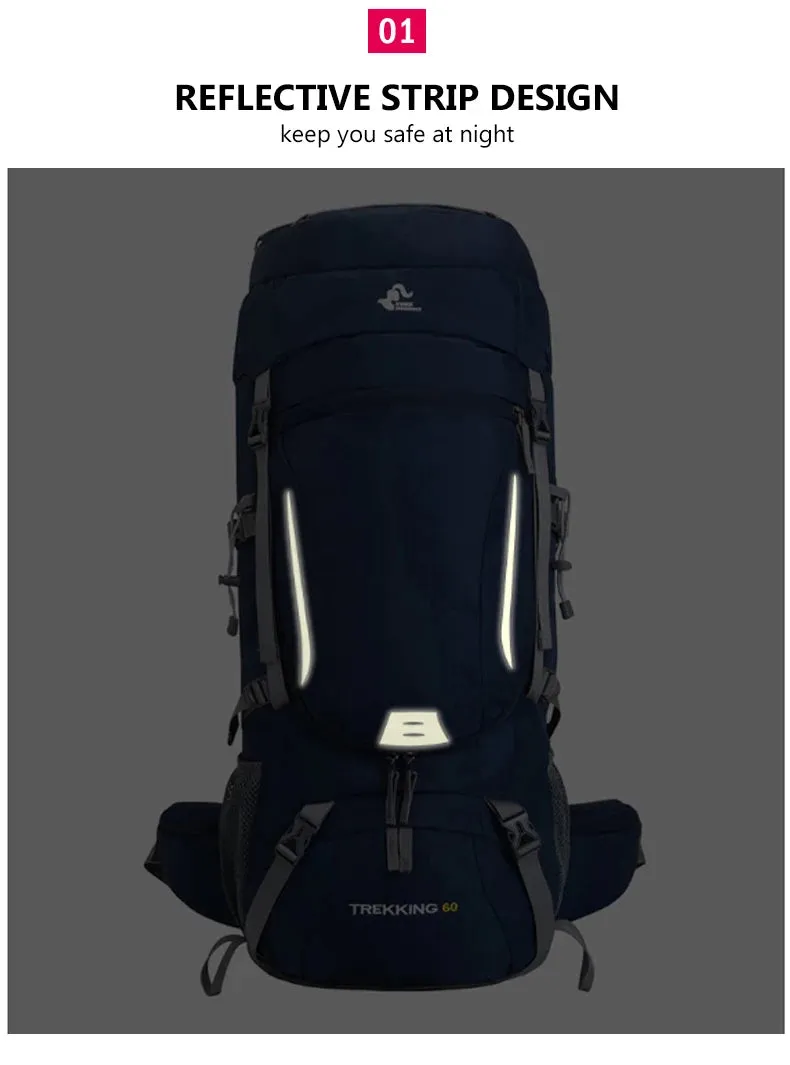 Hiking Mountaineering 60L Sport Full product range Large Rucksack Outdoor Camping Climbing Highly recommended  Backpack Men's Backpack Bag Hiking XA108Y Backpack