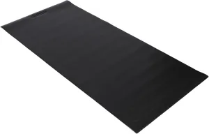 HolaHatha Lightweight Padded Exercise Yoga Mat, Non Slip Thick Foam Foldable Pad for Stretching and Workout Activity, 90.5 x 39.5" Large, Grey