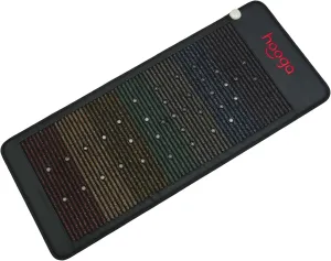 Hooga Far Infrared Heat and LightTherapy Mat, 74" Long Full Body Foldable Mat with Far Infrared Heat, 7 Natural Crushed Stones Types, Reduce Pain, Improve Relaxation
