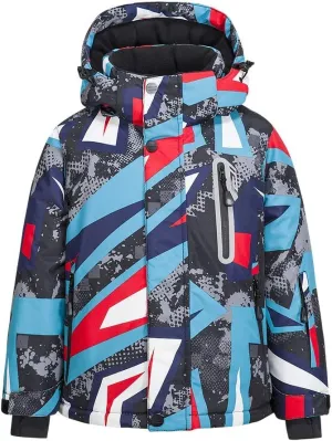 HOTIAN Boys Ski Jacket Colorful Waterproof Insulated Snow Coat Windproof Unisex Winter Outdoor Coats