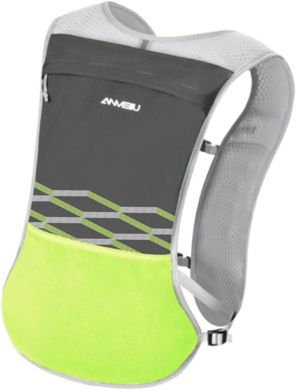 Hydration Vest, Adjustable Hydration Pack for Men and Women, Lightweight Running Equipment, Running Vest, for, Green