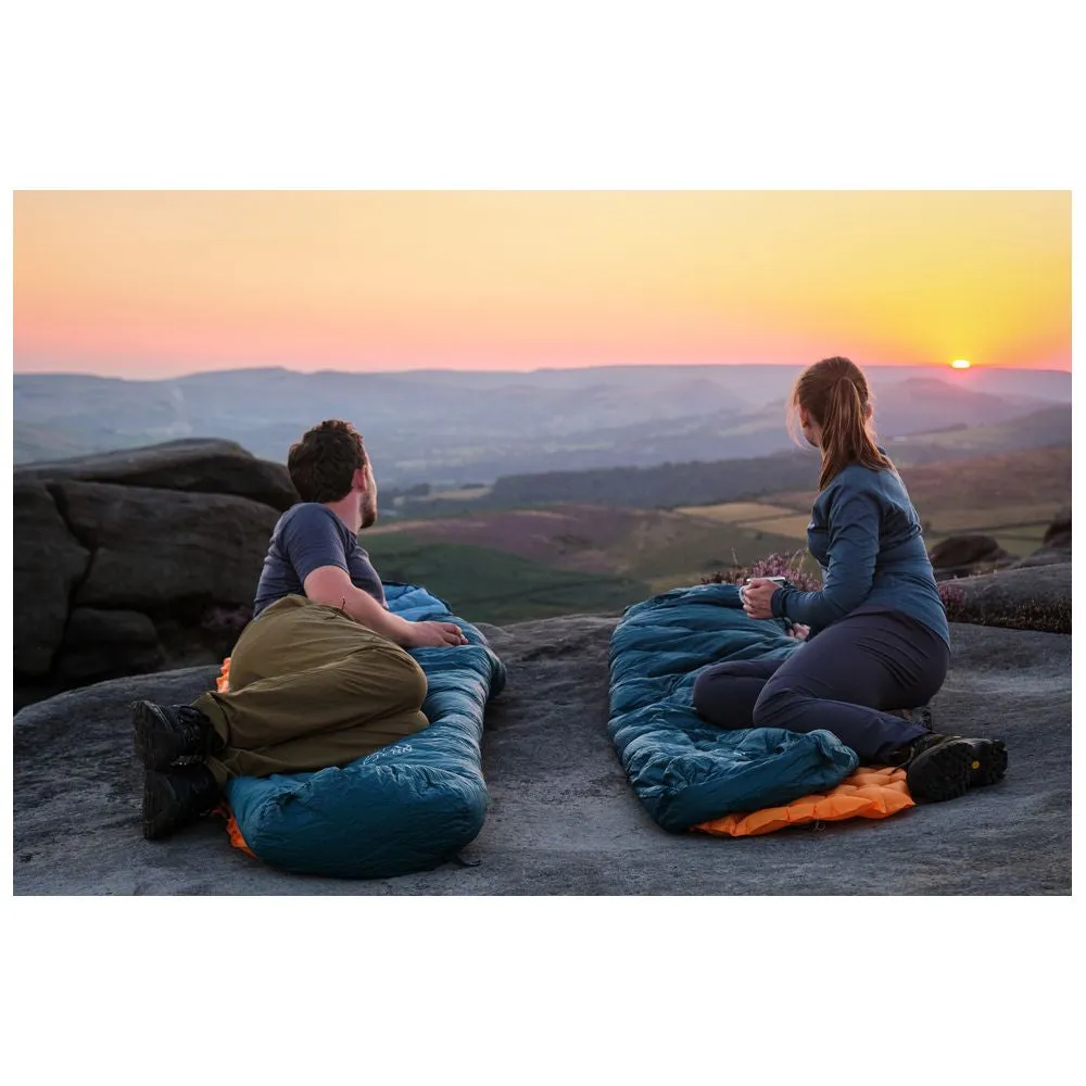 Hygge 200 Down Sleeping Bag (Petrol/Arctic Blue)