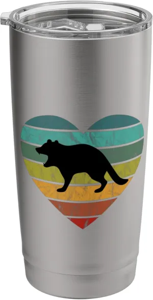 I Love Tasmanian Devil Bag Devil Wilderness Tasmania Stainless Steel Insulated Tumbler