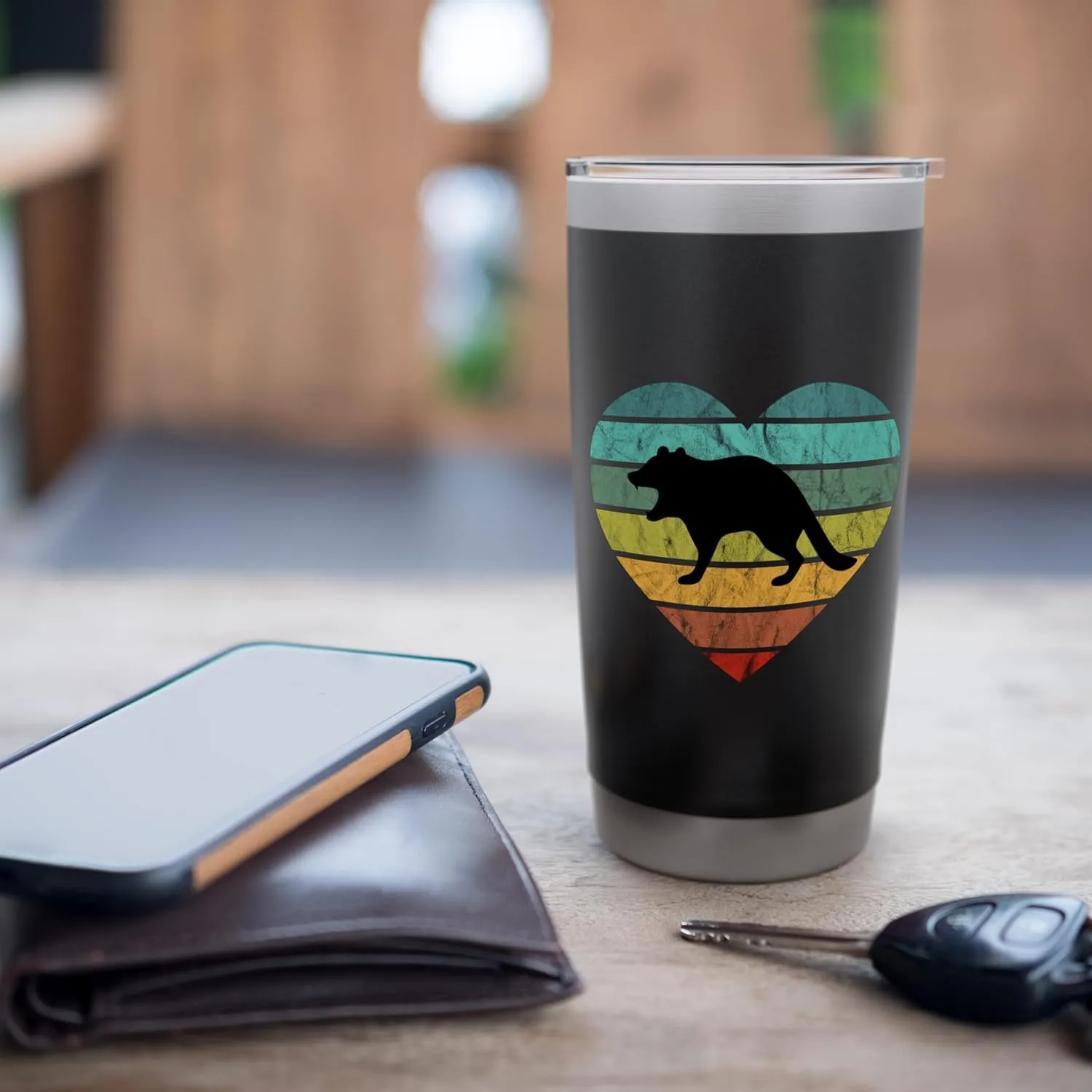 I Love Tasmanian Devil Bag Devil Wilderness Tasmania Stainless Steel Insulated Tumbler