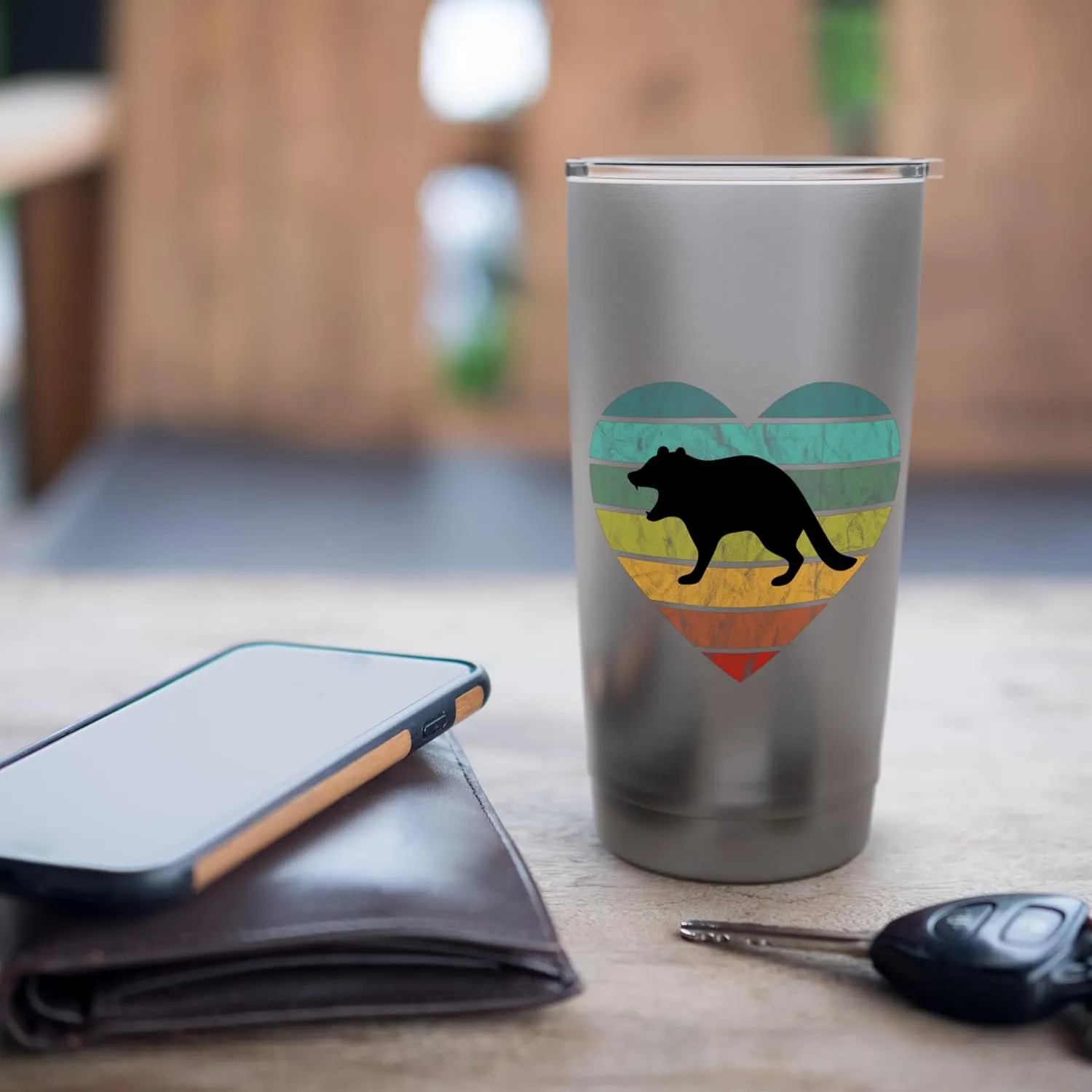 I Love Tasmanian Devil Bag Devil Wilderness Tasmania Stainless Steel Insulated Tumbler