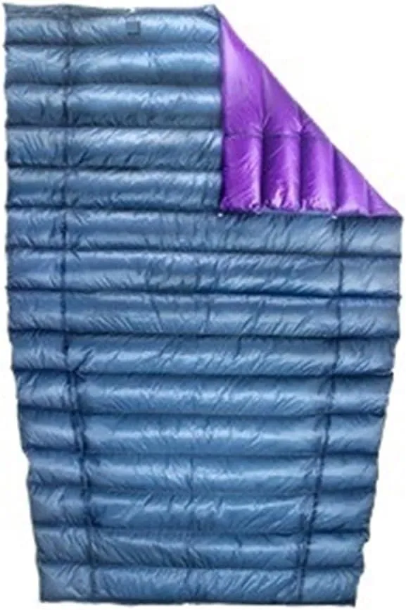 Ice Flame 7D 3 Season 800FP 90% White Goose Down Sleeping Bag - Lightweight Blanket for Hammock, Backpacking, and Camping