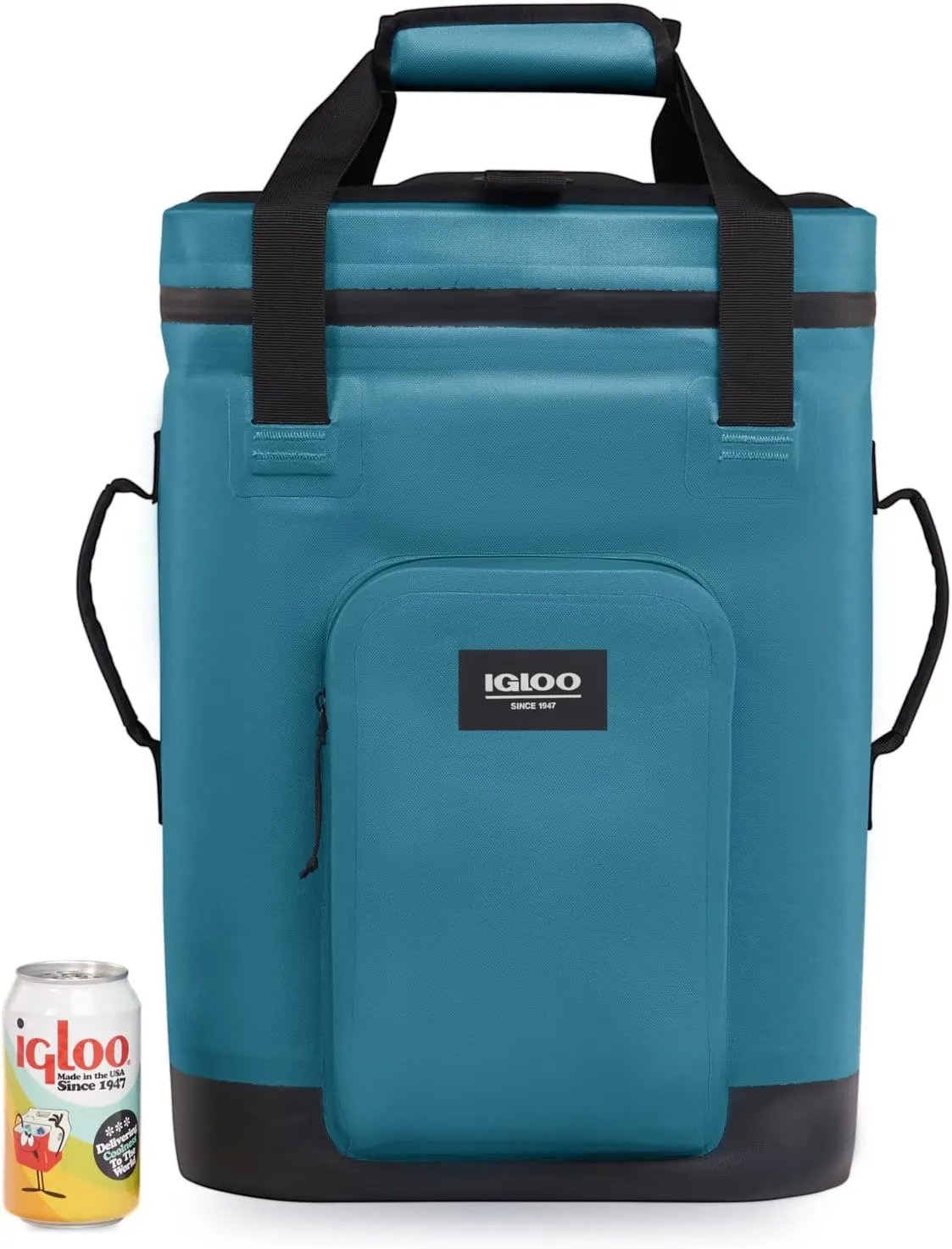 Igloo Trailmate Soft Cooler, Insulated Leakproof Softsided Cooler Bag, Portable Ice Chest, Lunch Cooler Tote Bag