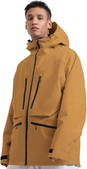 IMPHUT Mens Snowboard Jacket Baggy Womens Ski Jacket Insulated Waterproof Windproof Snow Outerwear Winter Hooded Coat