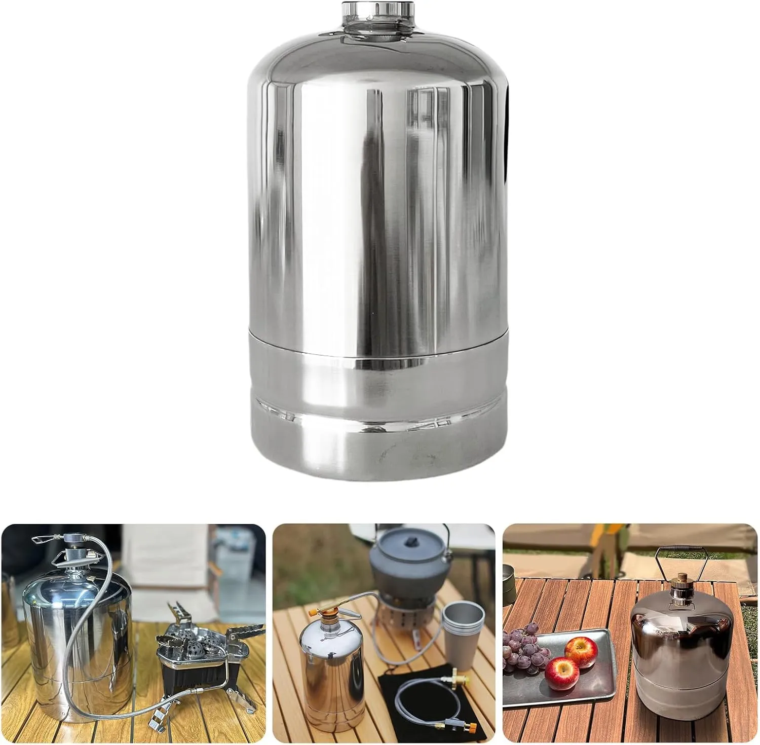 Inflatable Empty Refillable Tanks Fuels Canister Portable Practical Tanks Cylinder for Camp Stove Easy to Use