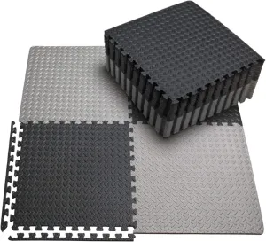 innhom 12/24/48 Tiles Gym Flooring Gym Mats Exercise Mat for Floor Workout Mat Foam Floor Tiles for Home Gym Equipment Garage