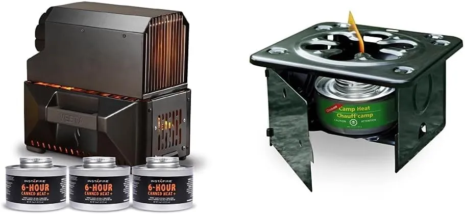 Insta-Fire VESTA Self-Powered Indoor/Outdoor Heater & Stove   Coghlan's Folding Stove