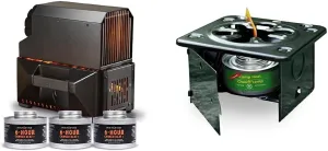 Insta-Fire VESTA Self-Powered Indoor/Outdoor Heater & Stove   Coghlan's Folding Stove