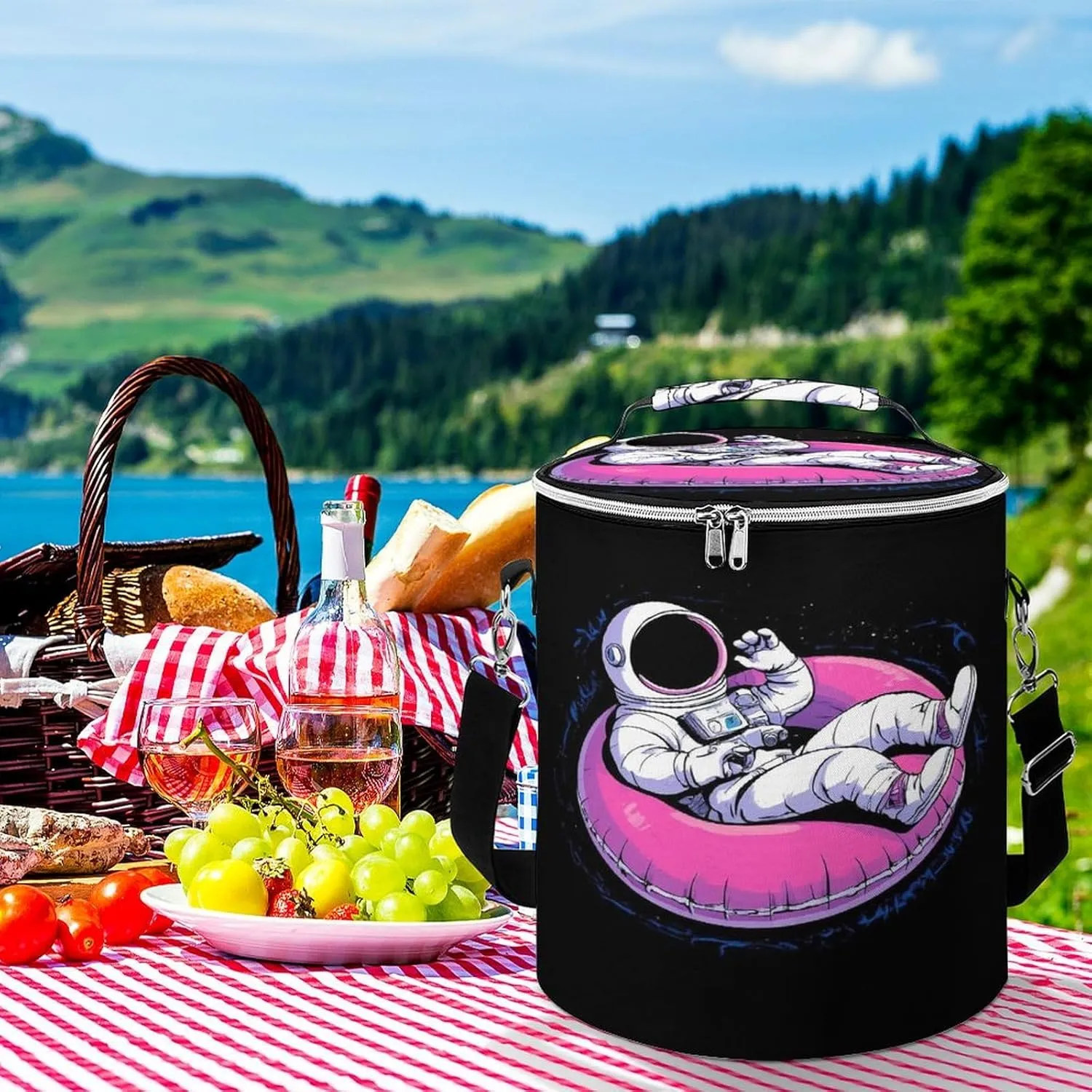 Insulated Bag with Hard Bottom, Leak Proof Coolers Backpack for Picnic Accessories