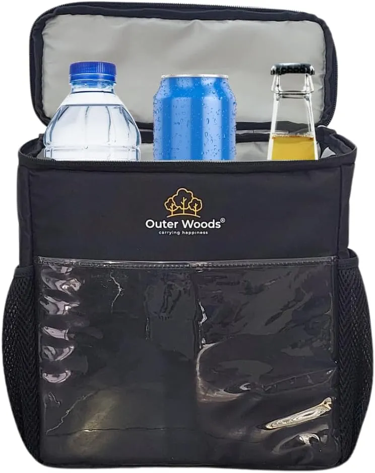 Insulated Cooler Bag for Cars and SUVs Water Bottle Bag for Car Drinks Cooler for Cars Insulated Bag
