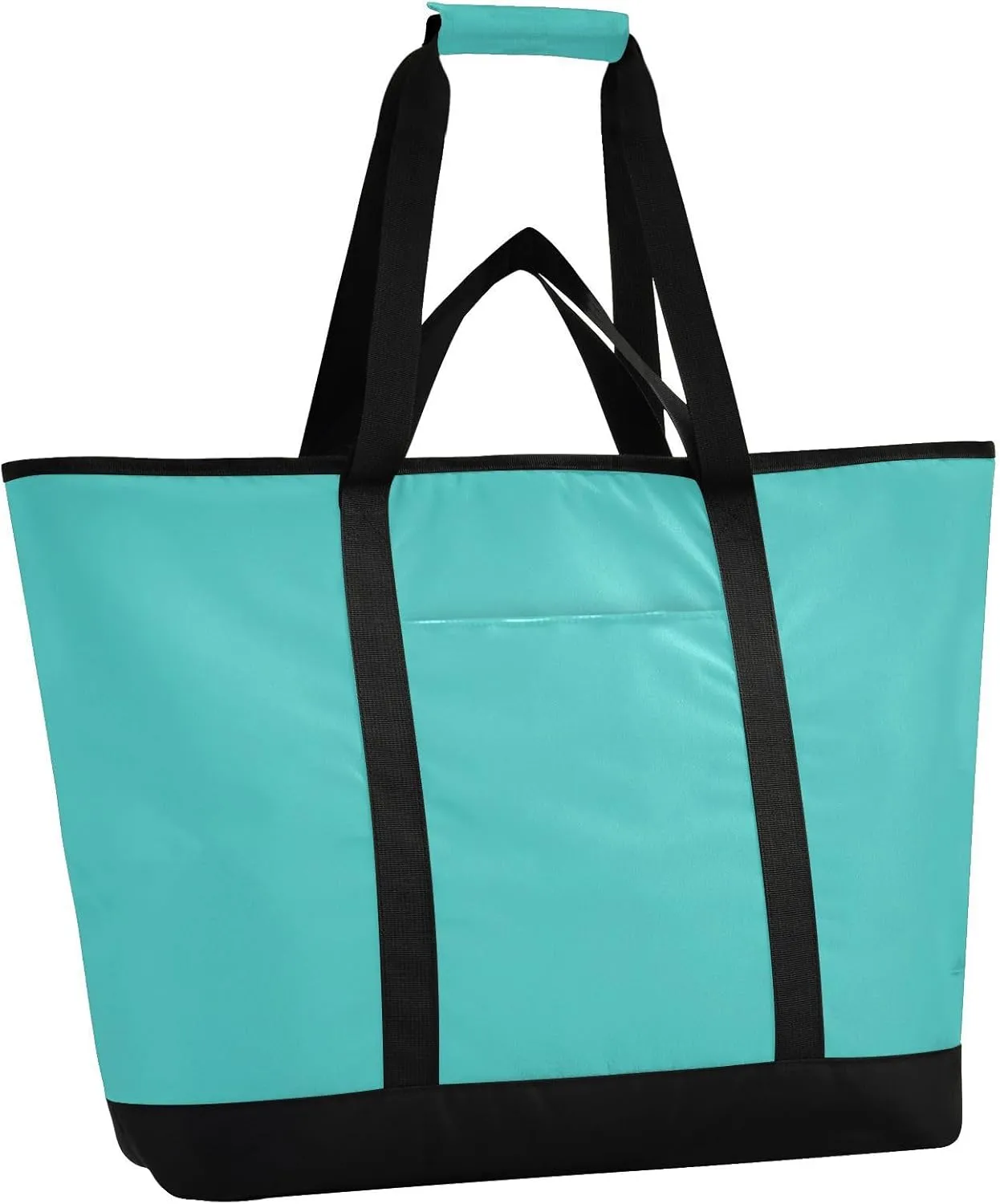 Insulated Cooler Bag with Zipper Hot or Cold Carrier Portable Travel Insulated Bag for Shopping Food Travel Beach Camping
