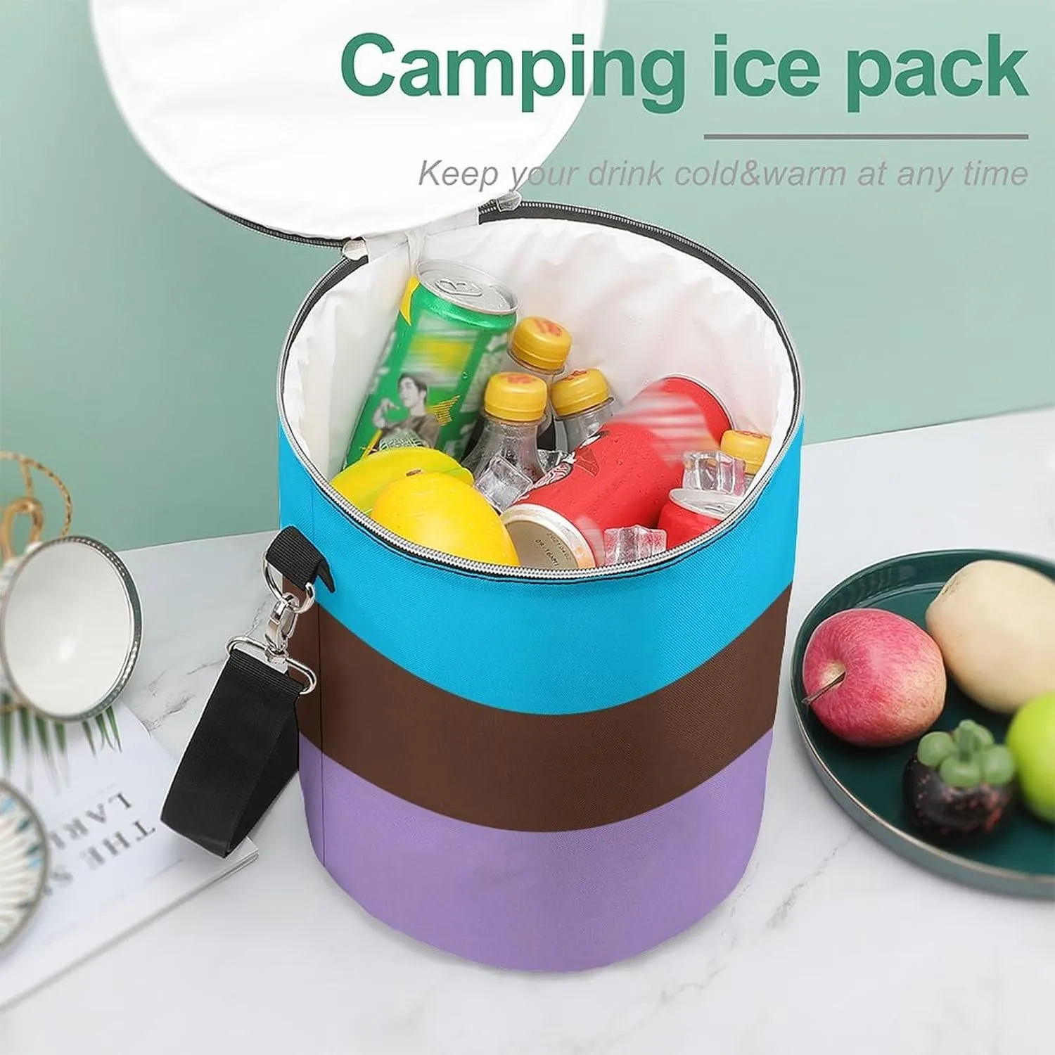 Insulated Cooling Pack Easy to Carry, Large Cooler Backpack, Thermal Bag for Picnic