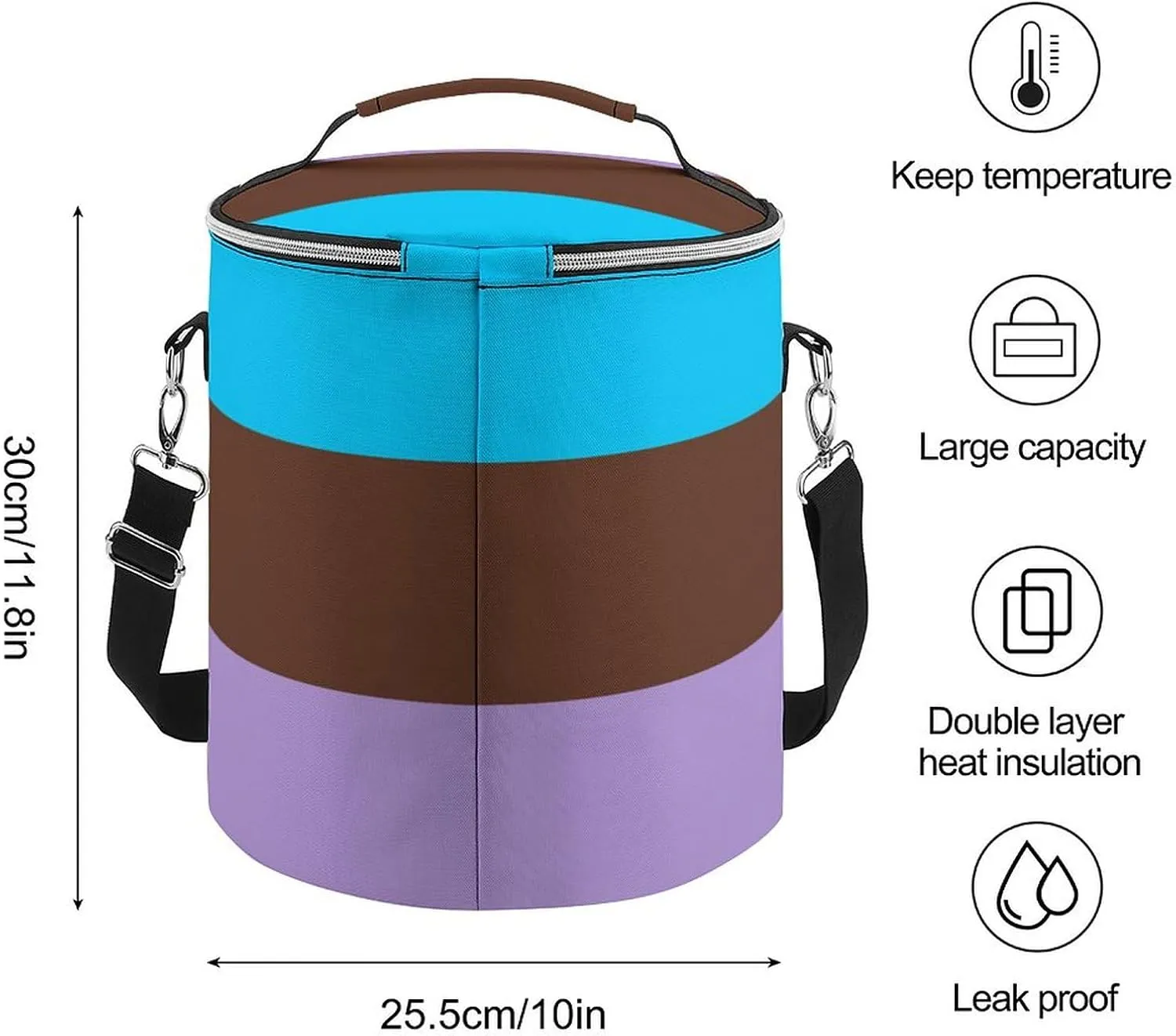 Insulated Cooling Pack Easy to Carry, Large Cooler Backpack, Thermal Bag for Picnic
