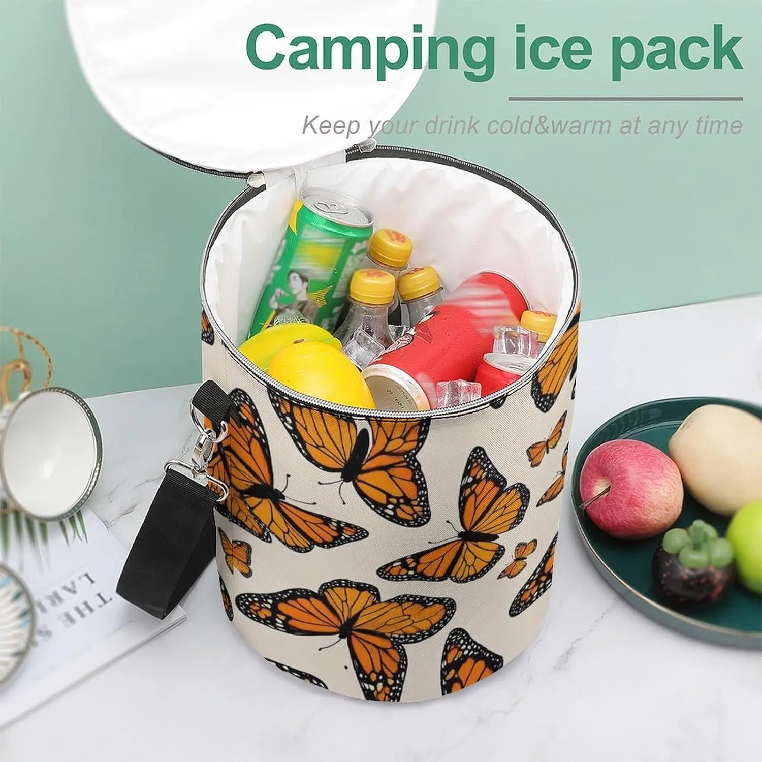 Insulated Leak-Proof Cooler Backpack for Women and Men Camping, Travel, Picnic