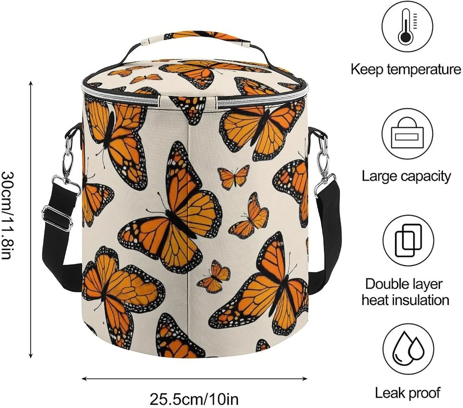 Insulated Leak-Proof Cooler Backpack for Women and Men Camping, Travel, Picnic