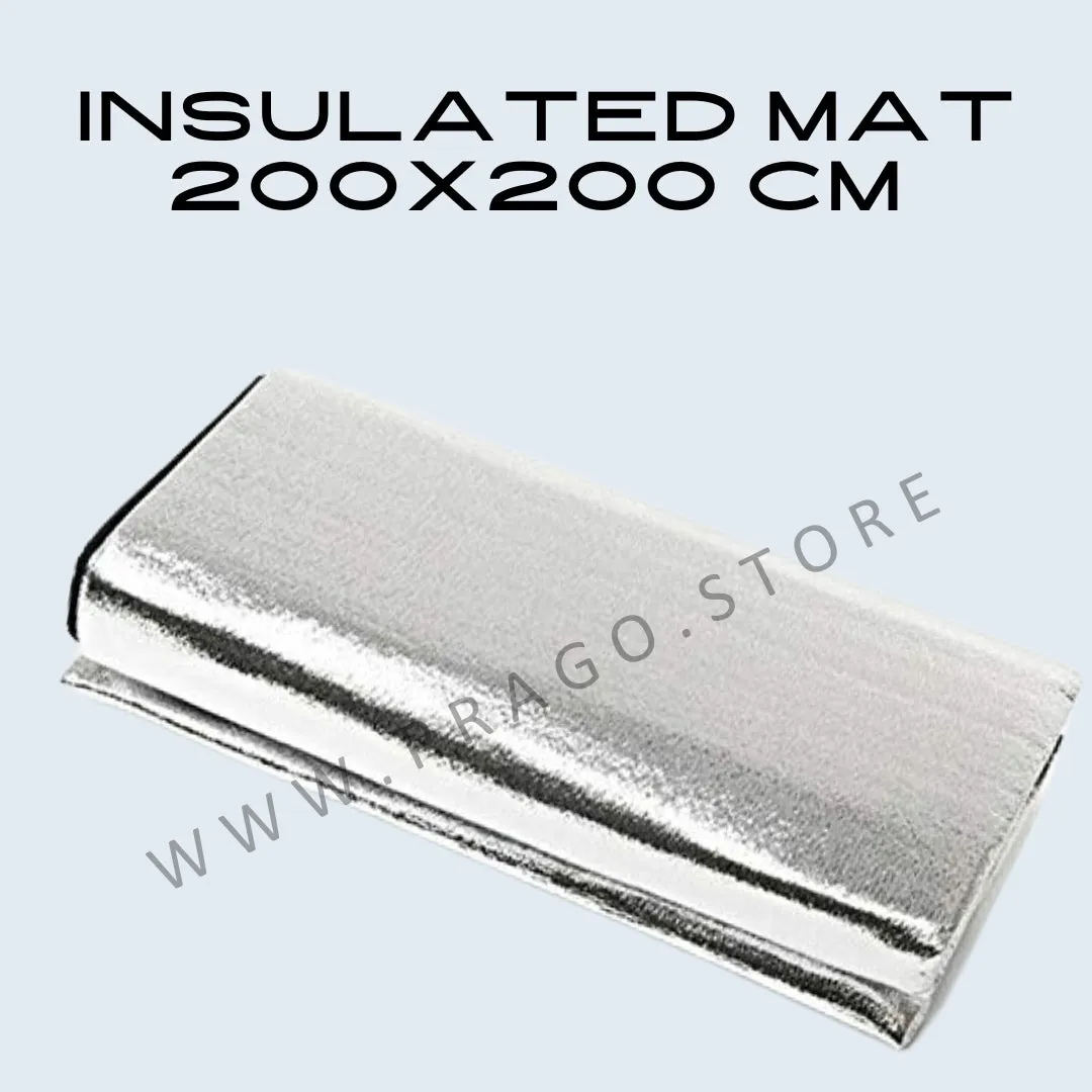 Insulated Mat 200x200cm Suitable to Sleeping on Ground, Floor or on Snow PS52