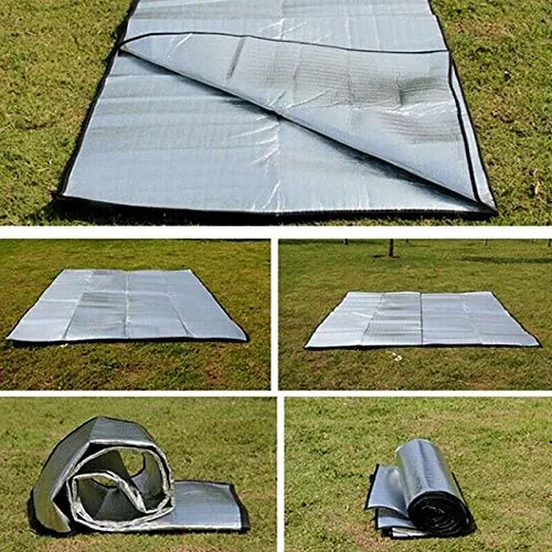 Insulated Mat 200x200cm Suitable to Sleeping on Ground, Floor or on Snow PS52