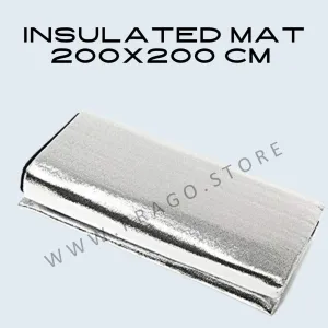 Insulated Mat 200x200cm Suitable to Sleeping on Ground, Floor or on Snow PS52