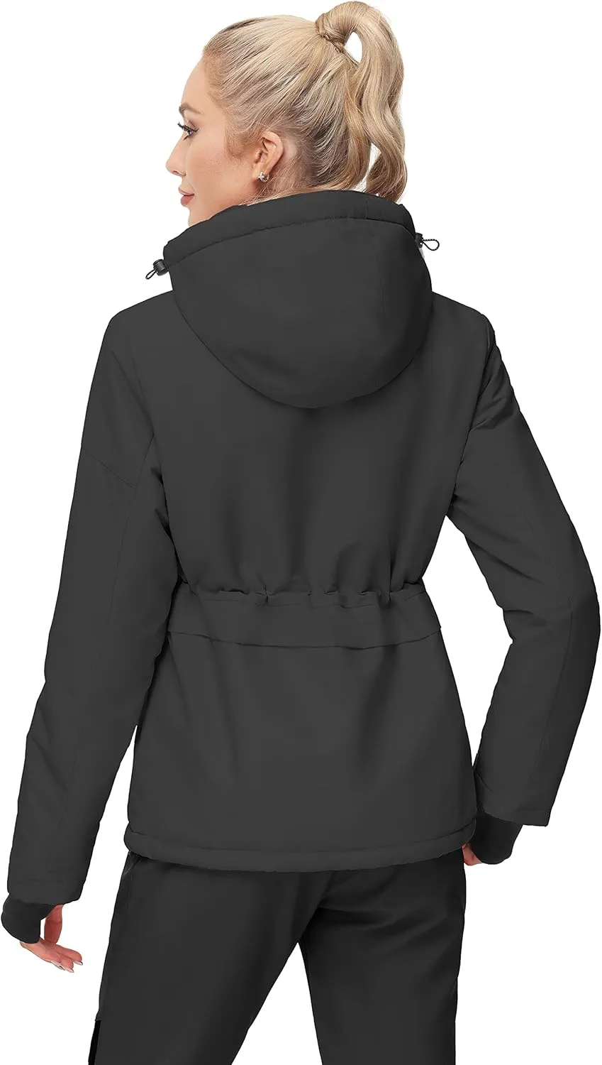 IUGA Waterproof Ski Jacket Women Warm Outdoor Winter Jackets Windproof Snowboard Winter Coats for Mountain Hiking