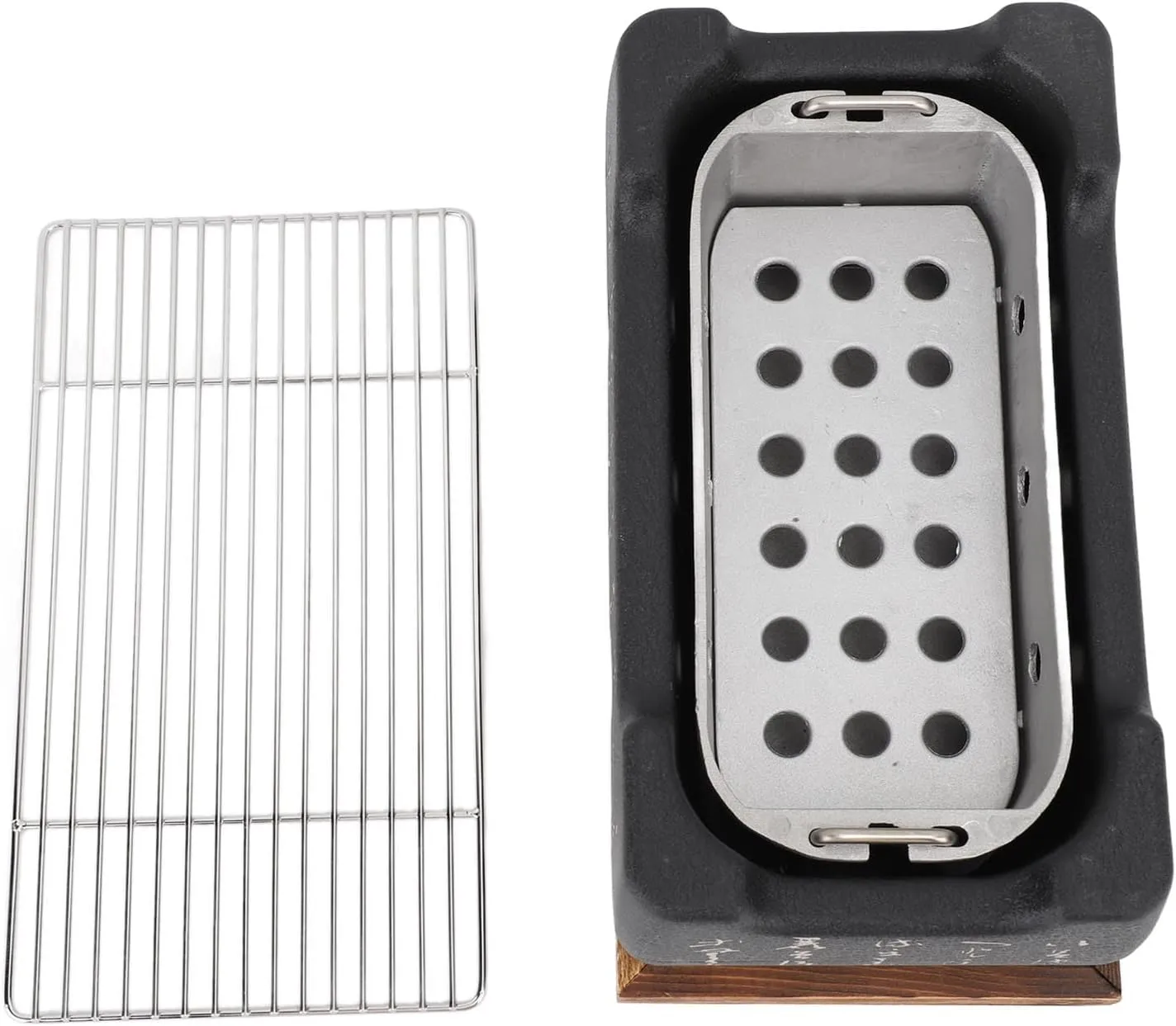 Japanese Style BBQ Grill Stove Quick Heating Versatile Performance Even Cooking with Enjoyable Dining Experience Compact & Portable for Camping Picnicking or Hosting a Backyard (M)