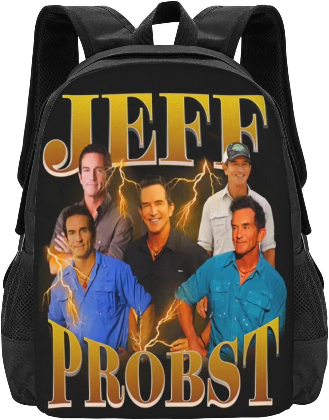 Jeff Host Probst Travel Backpack Laptop Bag Casual Daypack Double Shoulder Bags for Business Outdoor Work 15.6 Inch