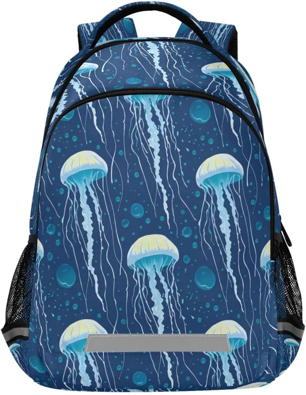 Jellyfish Design Waterproof Backpack - Casual Outdoor Sports Daypack with Ergonomic Shoulder Straps#15