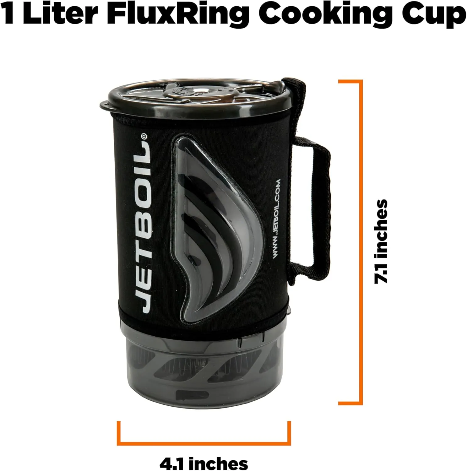 Jetboil Flash Camping and Backpacking Stove System, Portable Propane/Isobutane Burner with Cooking Cup for Outdoor Trips and Hiking