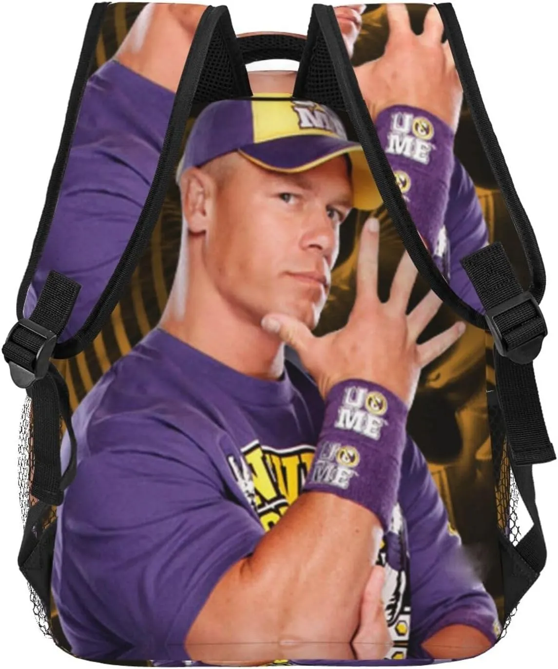 John Wrestler Cena Backpack Adults Bag Casual Backpack Hiking DaypackOne Size