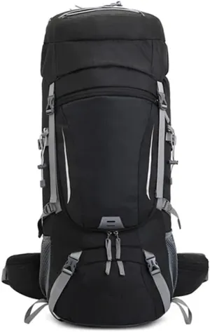 JSEIAJB 60L Large Hiking Mountaineering Backpack Climbing Hiking Backpack Camping Backpack Sport Outdoor Bag
