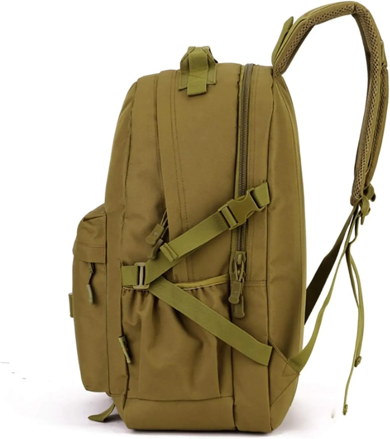 Jungle Leopard 40L Military Rucksack Backpack for Men Hiking Backpack Riding Knapsack Bag Book Student Satchel(S405-40-CP)