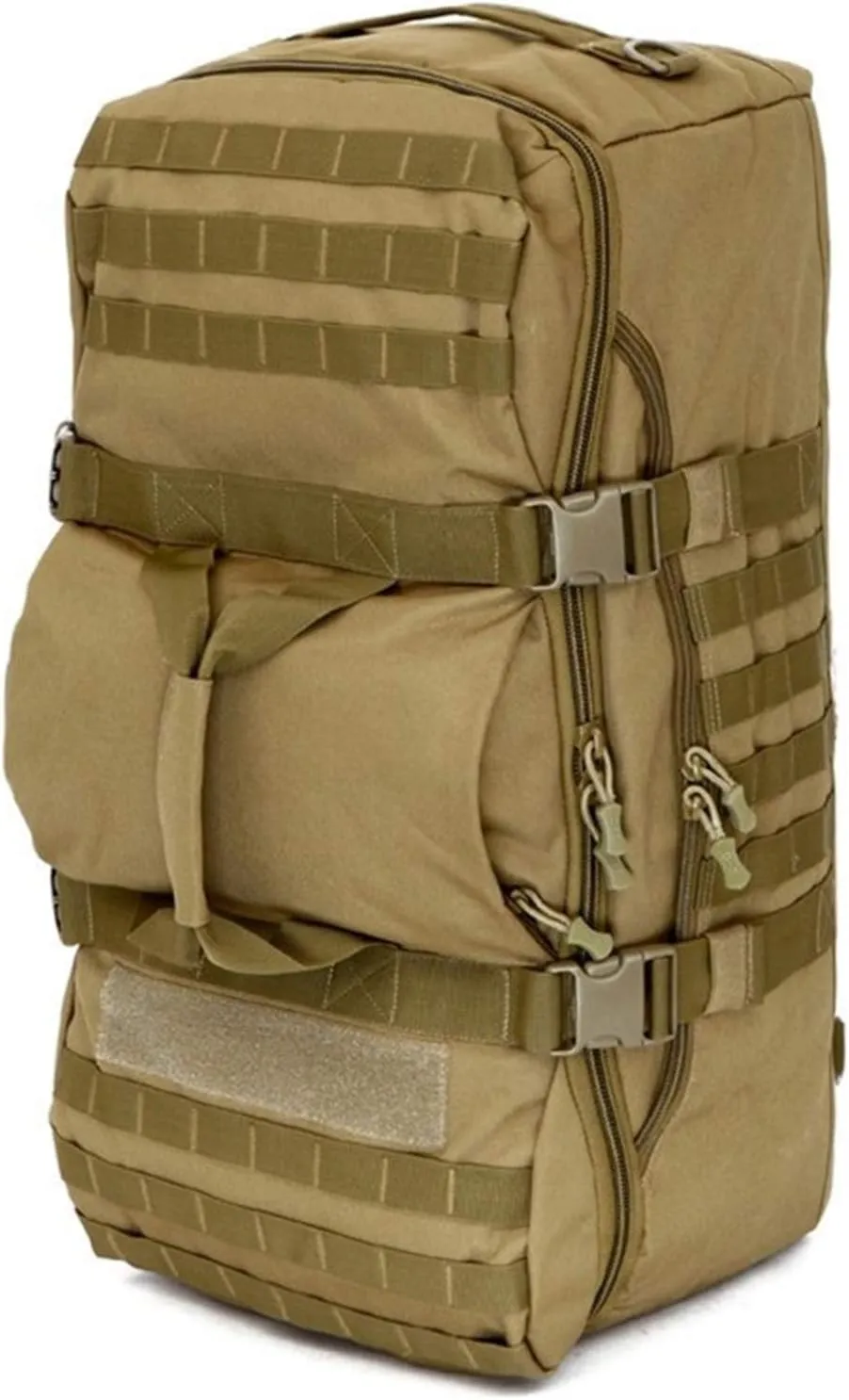 Jungle Leopard 60L Military Tactical Molle Backpack Large Capacity for Men Women Travel Hiking Backpacks Rucksack(S433-60-BK)