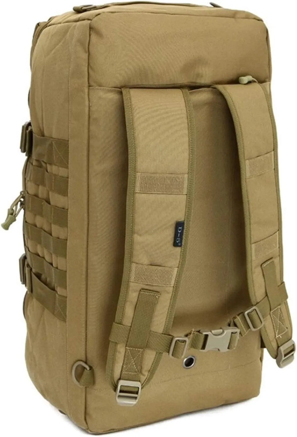 Jungle Leopard 60L Military Tactical Molle Backpack Large Capacity for Men Women Travel Hiking Backpacks Rucksack(S433-60-BK)