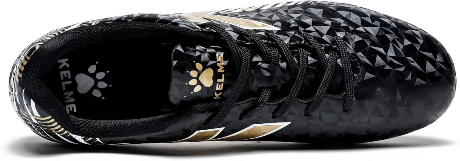 KELME Nebula Men's Soccer Cleats, Firm/Artificial Ground Shoes, for Outdoor Football Rugby Baseball