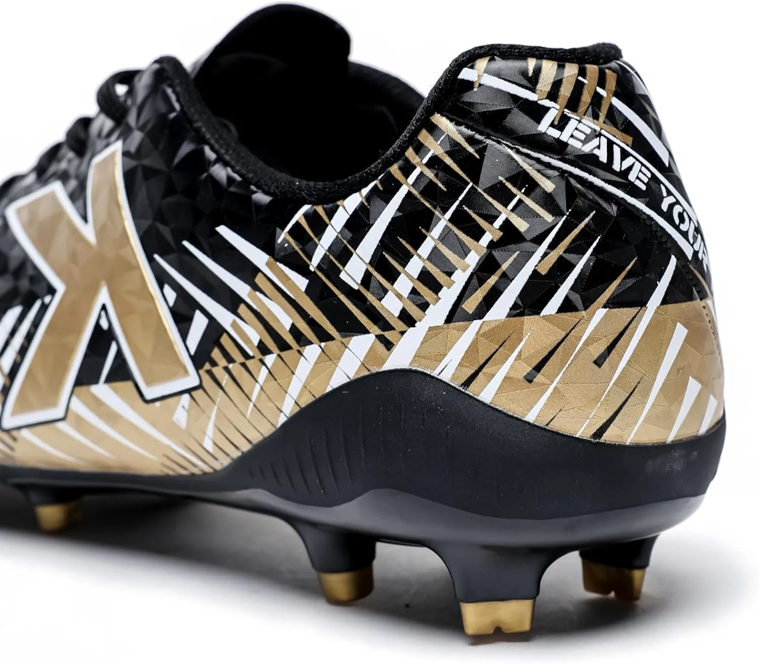 KELME Nebula Men's Soccer Cleats, Firm/Artificial Ground Shoes, for Outdoor Football Rugby Baseball