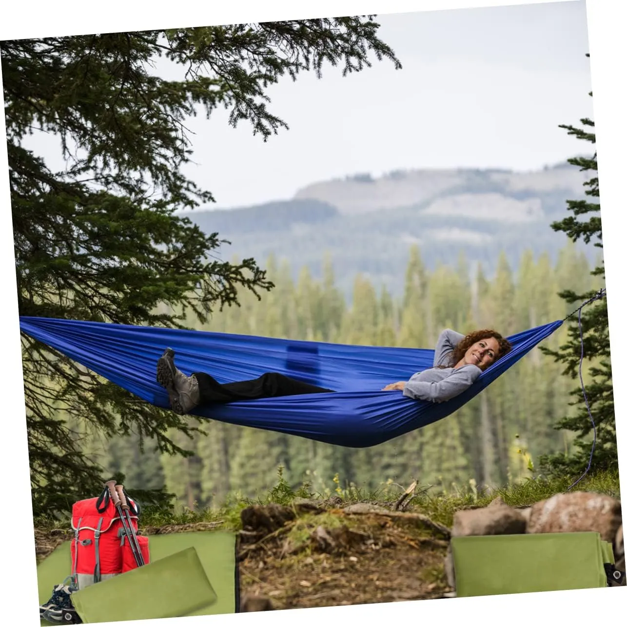 KESYOO 1pc Outdoor Camping Beach Mat Waterproof Ground Mat Weatherproof Sand Tent for Camping Picnic Mats Camping Mats for Outside Thick Blankets Breathable Portable Pad Large Green Cloth