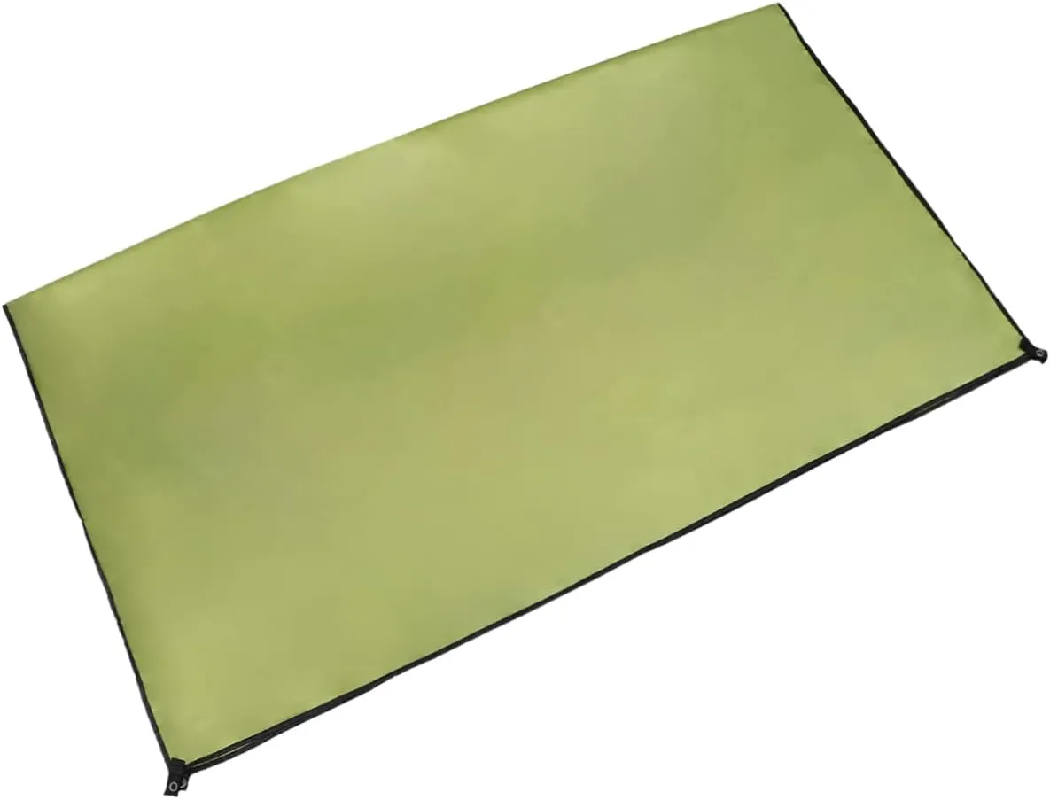 KESYOO 1pc Outdoor Camping Beach Mat Waterproof Ground Mat Weatherproof Sand Tent for Camping Picnic Mats Camping Mats for Outside Thick Blankets Breathable Portable Pad Large Green Cloth